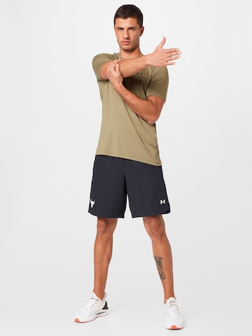 UNDER ARMOUR Performance Shirt 'Rush Energy' in Green