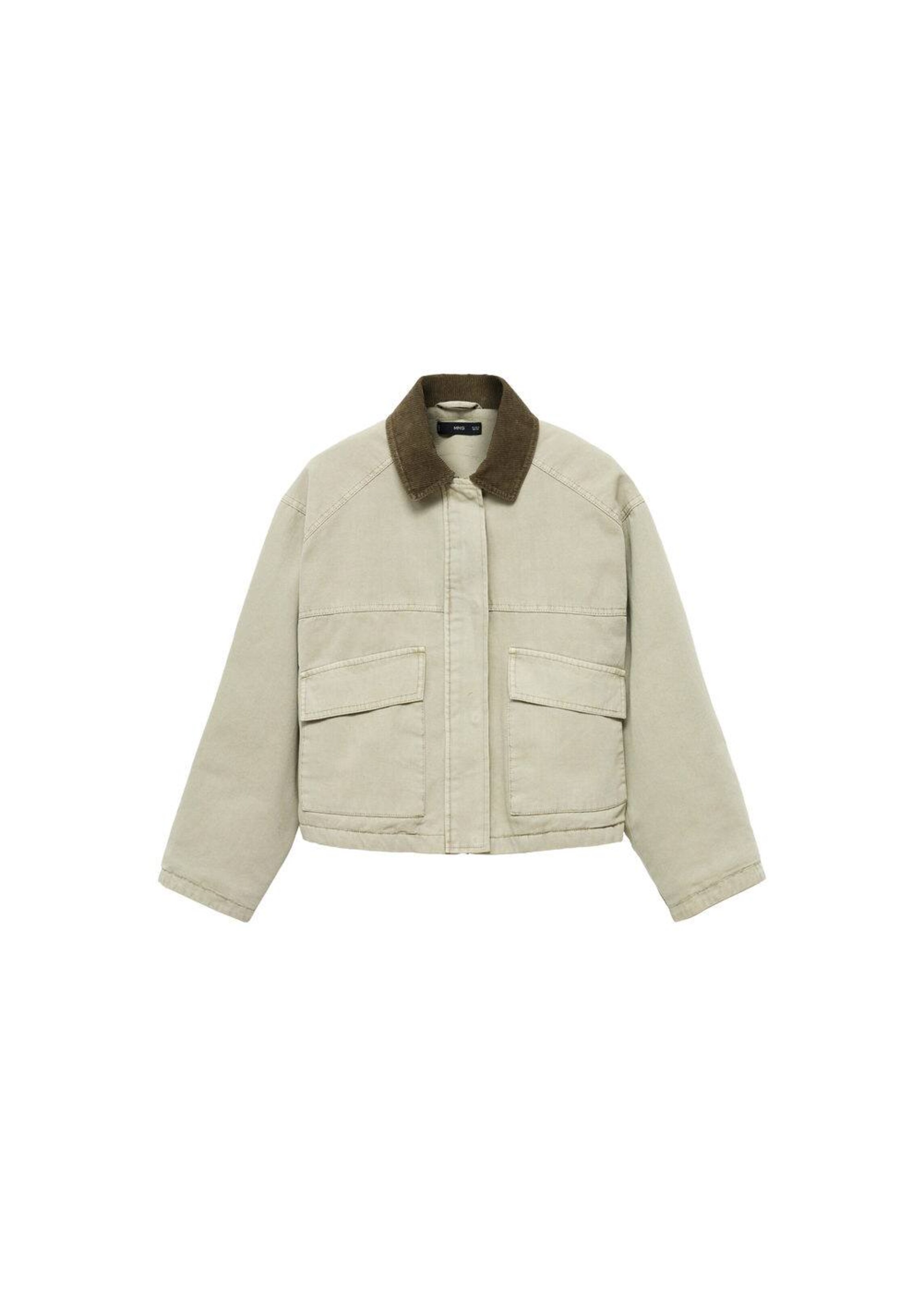 MANGO TEEN Jacke in Grün: Vorderseite