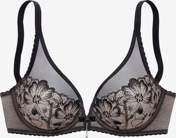 Invisible Soutien-gorge JETTE en noir : devant