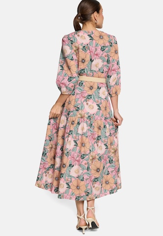 zero Maxikleid mit Blumenprint in Pink