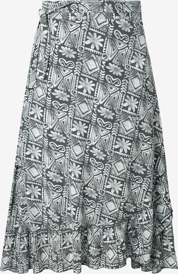 Sijonas iš Ulla Popken, spalva – pilka / balta, Prekių apžvalga