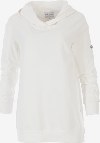 Sweat-shirt HELMIDGE en blanc : devant