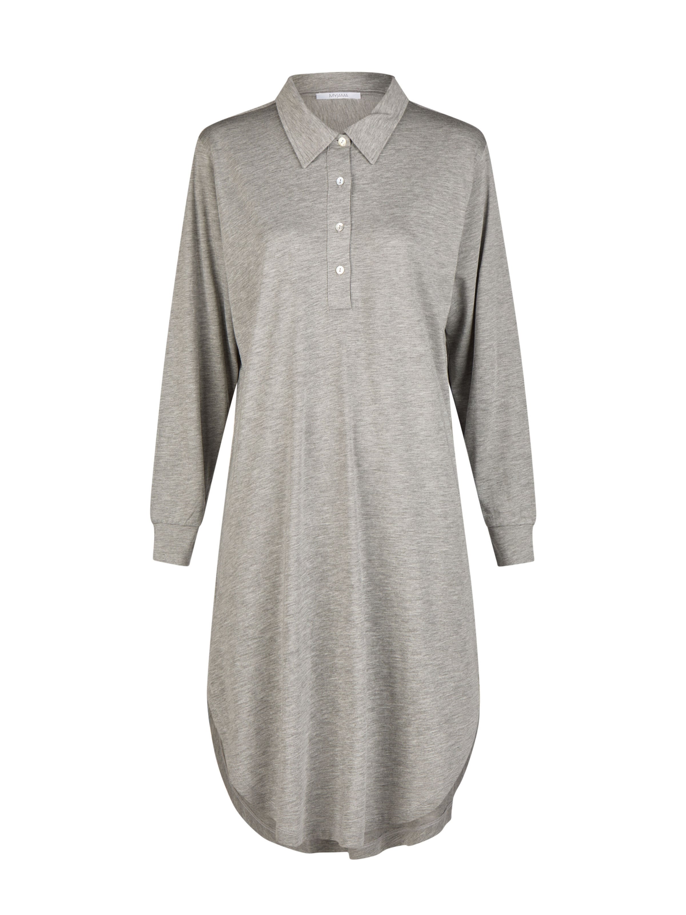 Myjama Nightgown 'Calla' in Grey: front