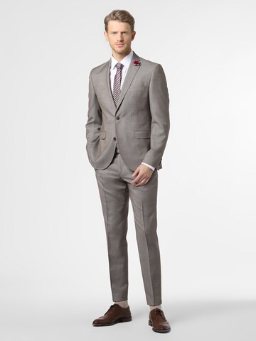 CG CLUB OF GENTS Slim fit Pleated Pants 'Pascal' in Beige