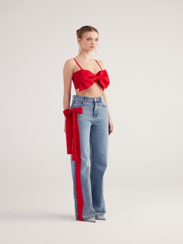 HOLLY LOLLY Wide leg Jeans in Blue