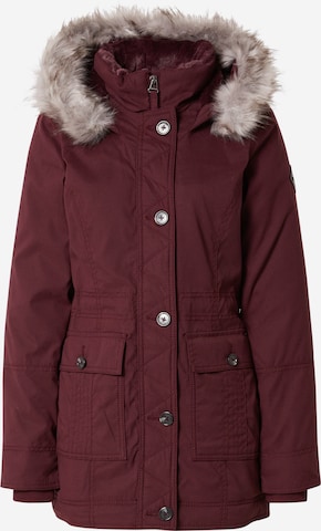 HOLLISTER Tussenparka in Rood: voorkant