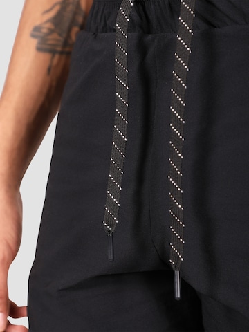 MOROTAI Slimfit Sporthose 'KANSEI' in Schwarz