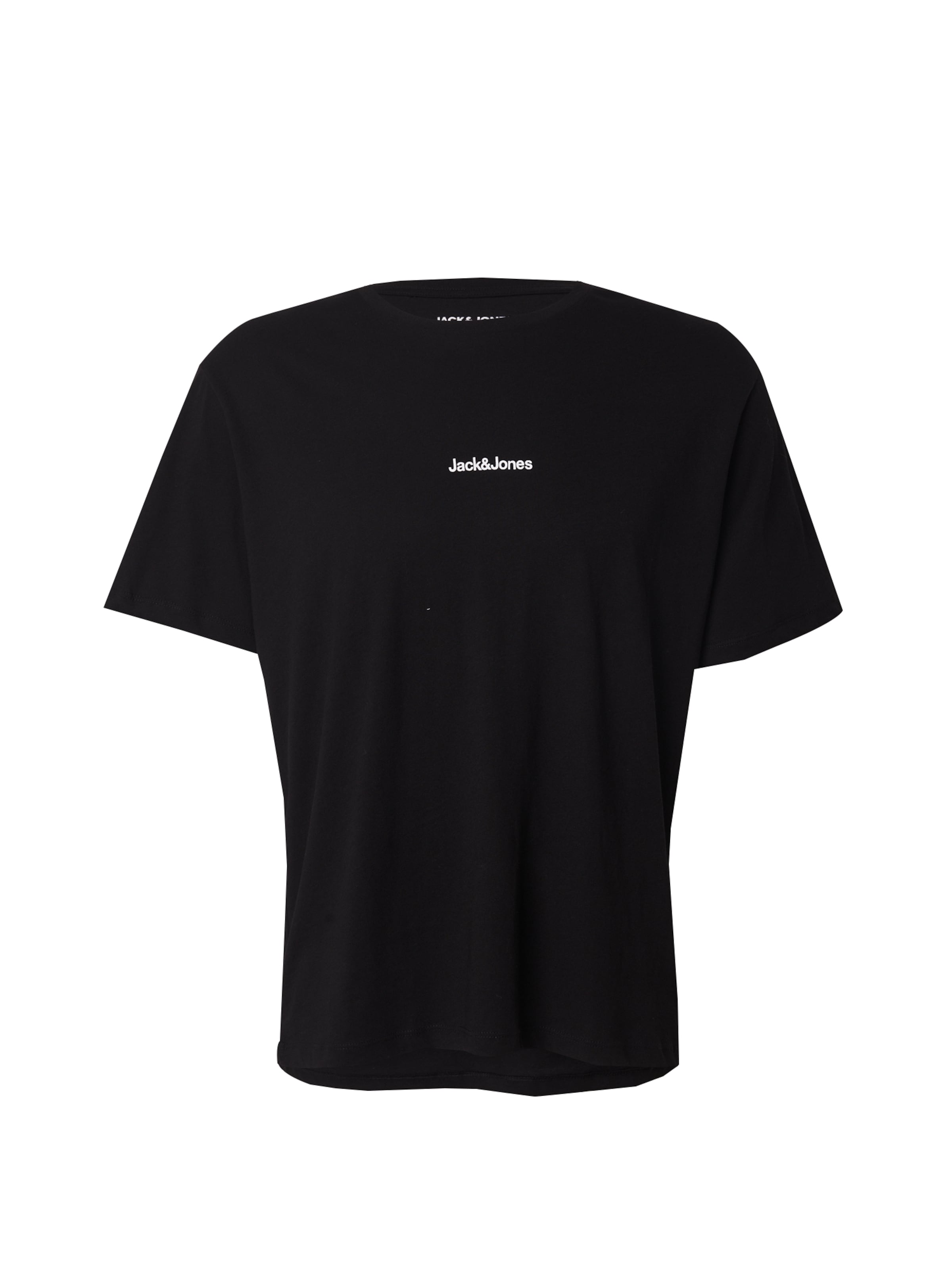 T-Shirt 'JJMINE' JACK & JONES en noir : devant