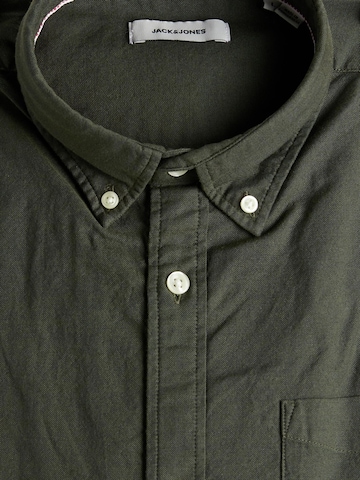 Jacks & Jones Regular Fit Hemd 'Herren Langarm Hemd'‌‌‌‌‌‌‌‌‌ in Grün