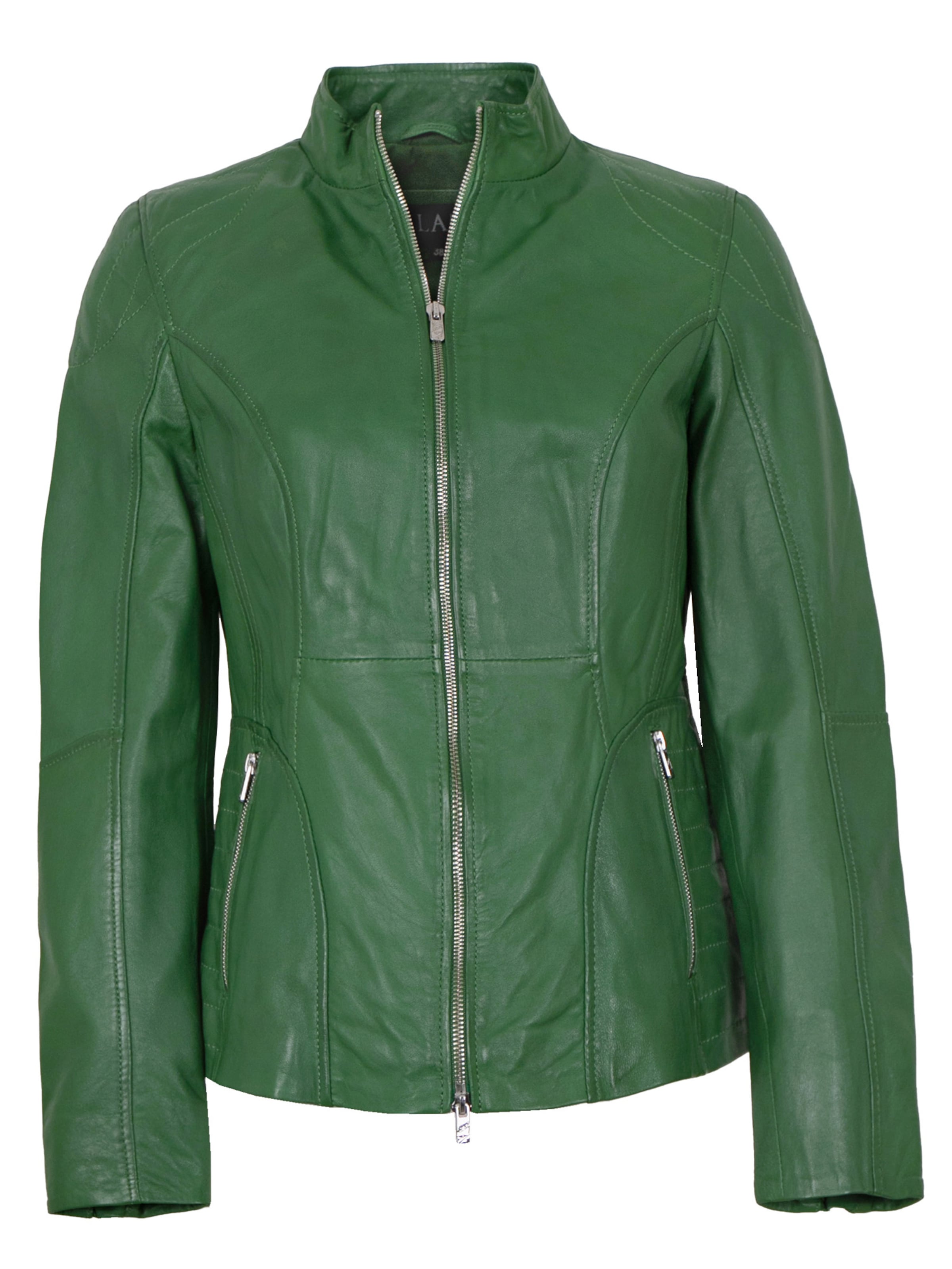 Jilani Between-Season Jacket 'Zinnia' in Green: front
