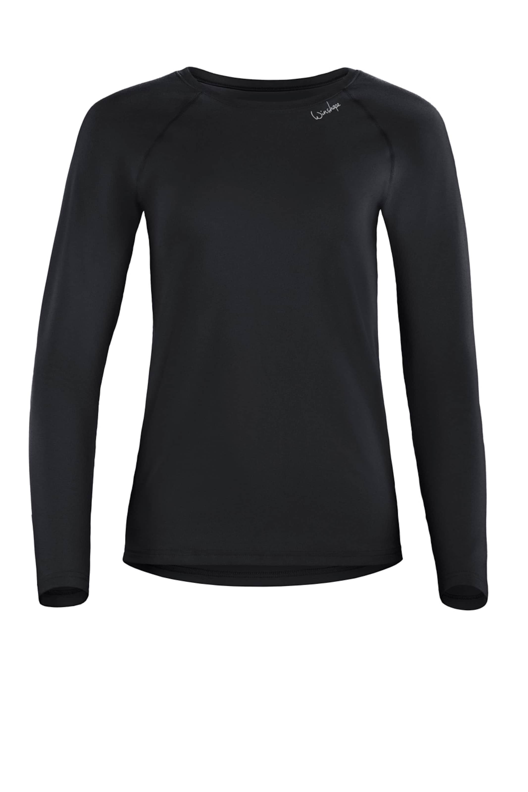 T-shirt fonctionnel &#x27;AET118LS&#x27; Winshape en noir : devant