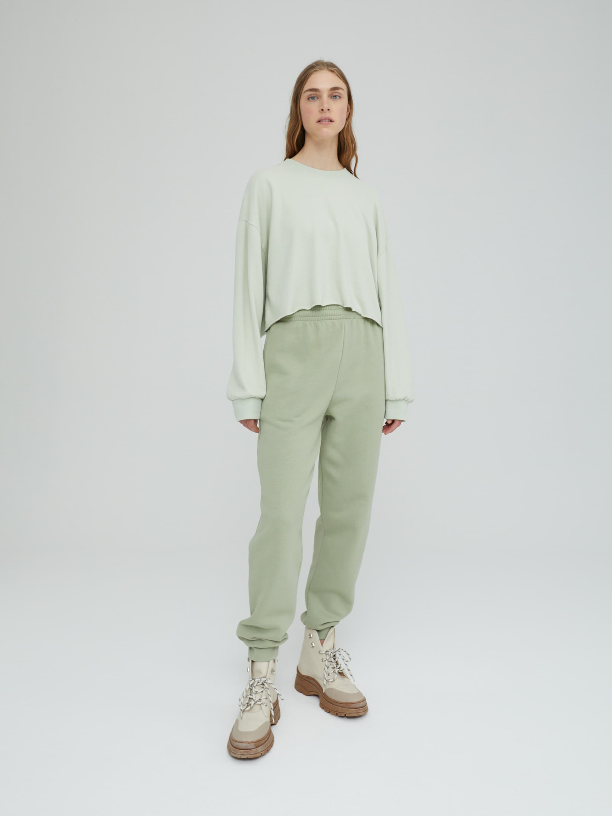 EDITED Producten Broek 'Riley' Groen