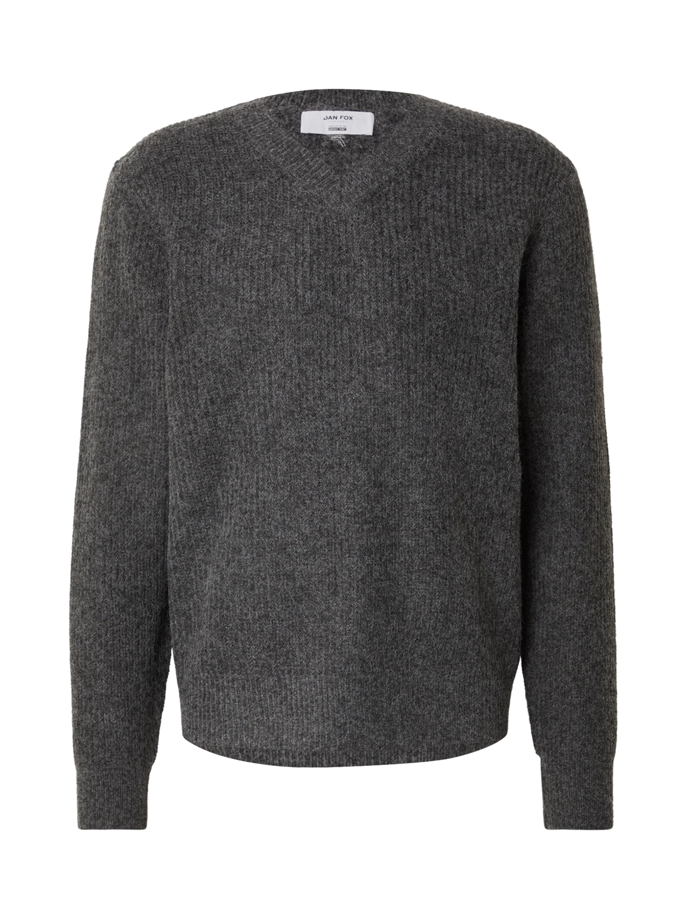 DAN FOX APPAREL Kampsun 'Devin' meleeritud hall, Tootevaade