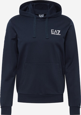 EA7 Emporio Armani Sweatshirt in Blau: predná strana