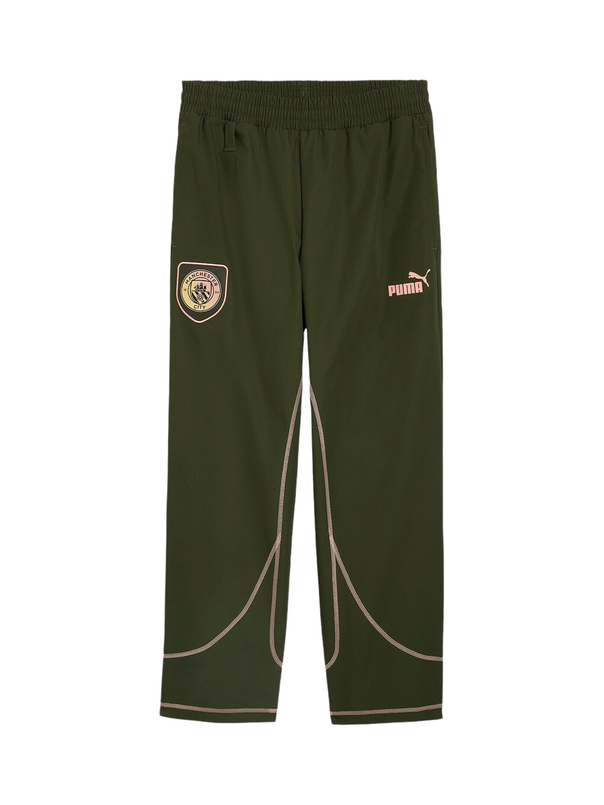 PUMA Regular Sporthose 'Manchester City' in Grün: Vorderseite