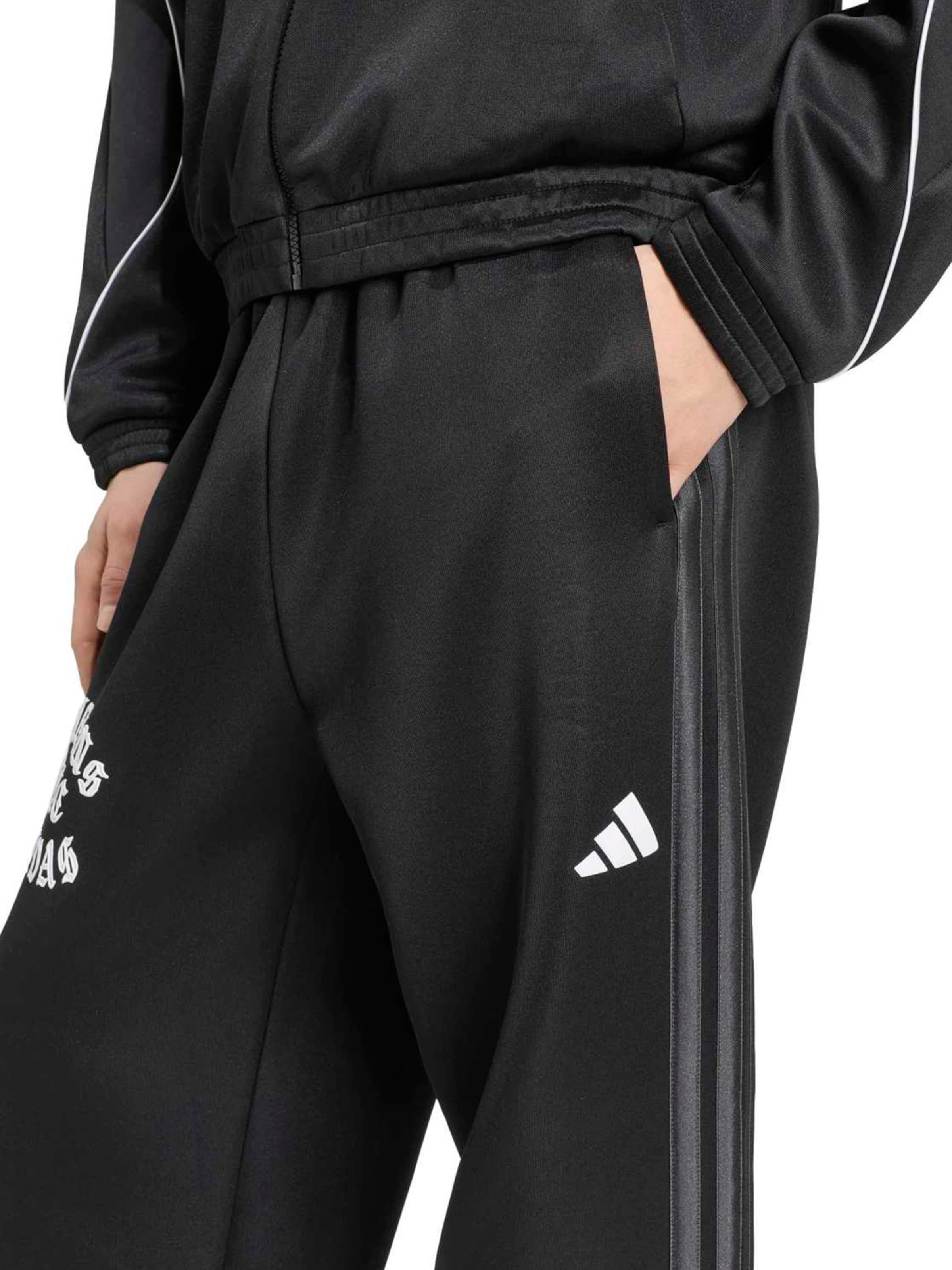 ADIDAS SPORTSWEAR Спортна жилетка с качулка в черно