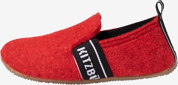 Living Kitzbühel Hausschuh 'Filz' in Rot: Vorderseite