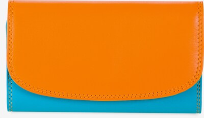 mywalit Schlüsseletui Leder 7 cm in aqua / orange, Produktansicht