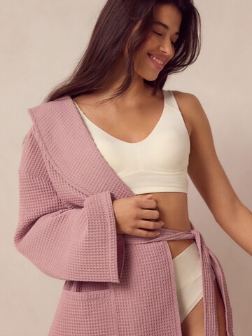 Next Long Bathrobe in Purple