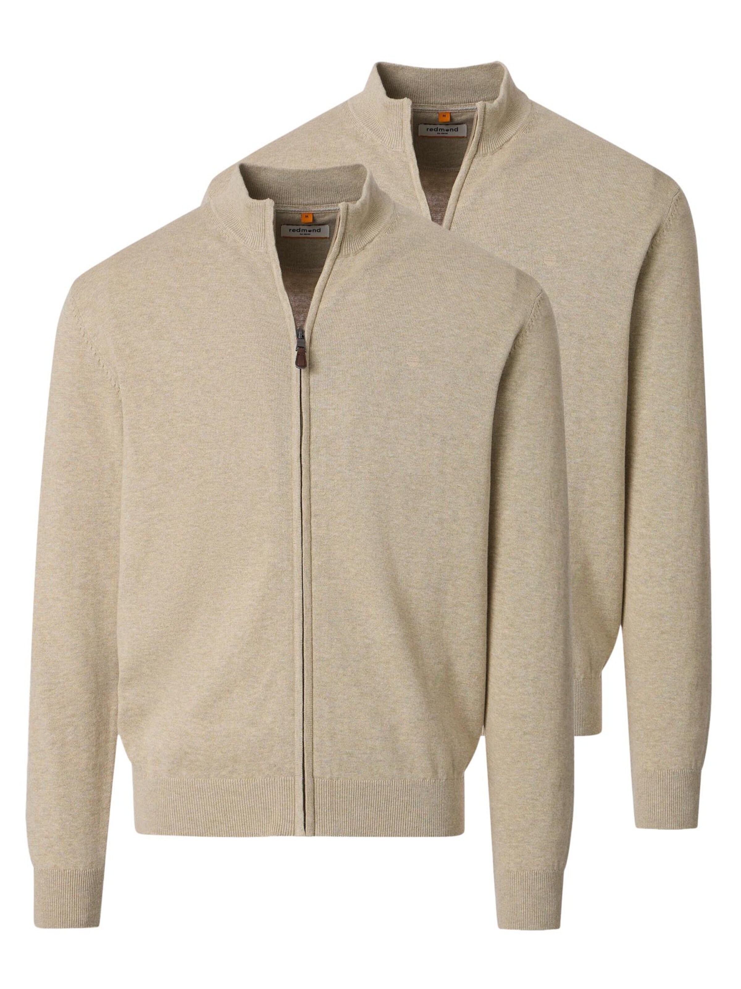 redmond Knit cardigan 'Basic' in Beige: front