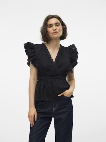 VERO MODA Top 'NOIR' in Zwart: voorkant