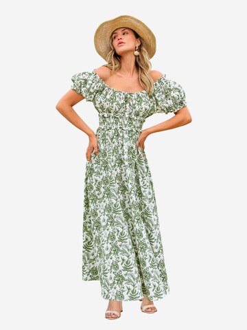 Cupshe Summer Dress in Green: front