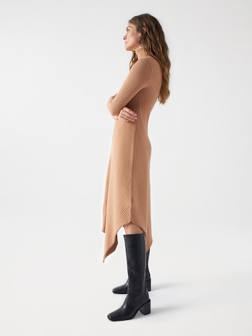 Salsa Jeans Strickkleid in Braun