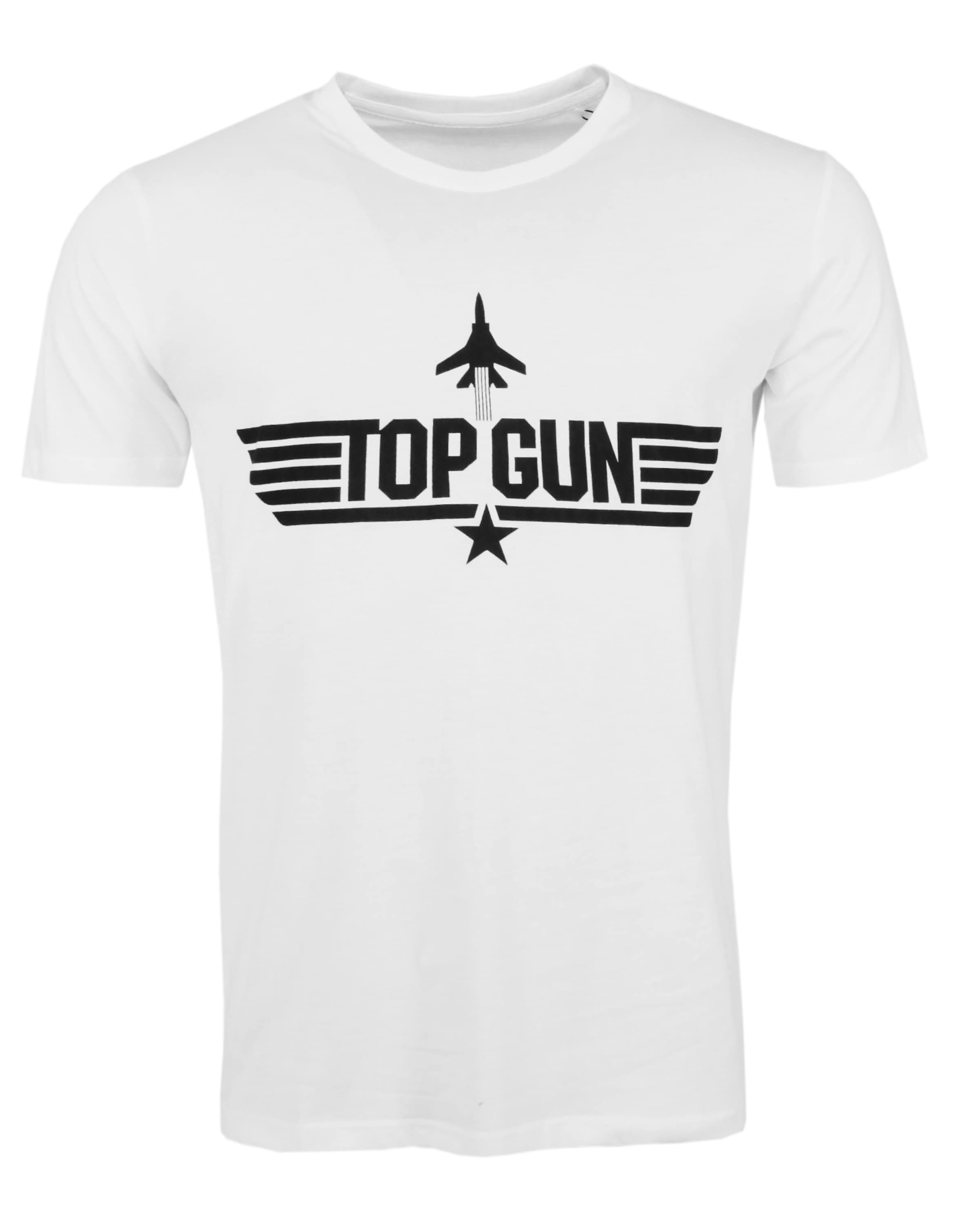 TOP GUN T-Shirt in Weiß: Vorderseite