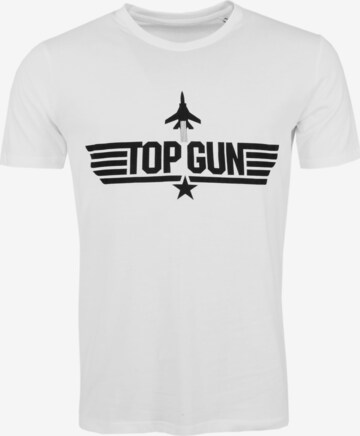 TOP GUN Shirt in Wit: voorkant