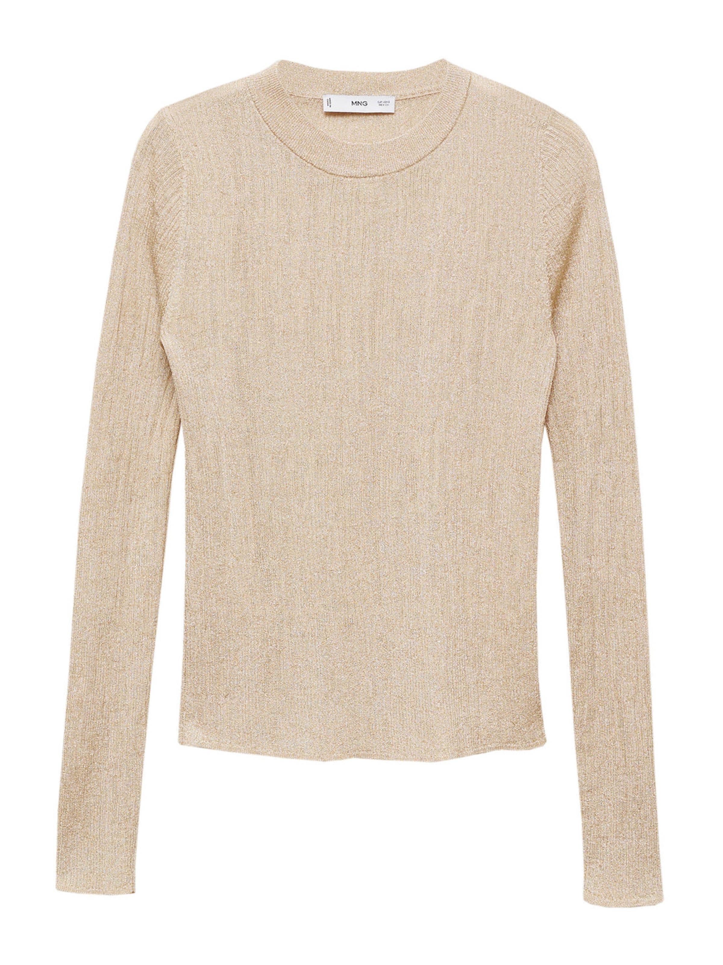 MANGO Pulóver 'TUNG' - arany: elől