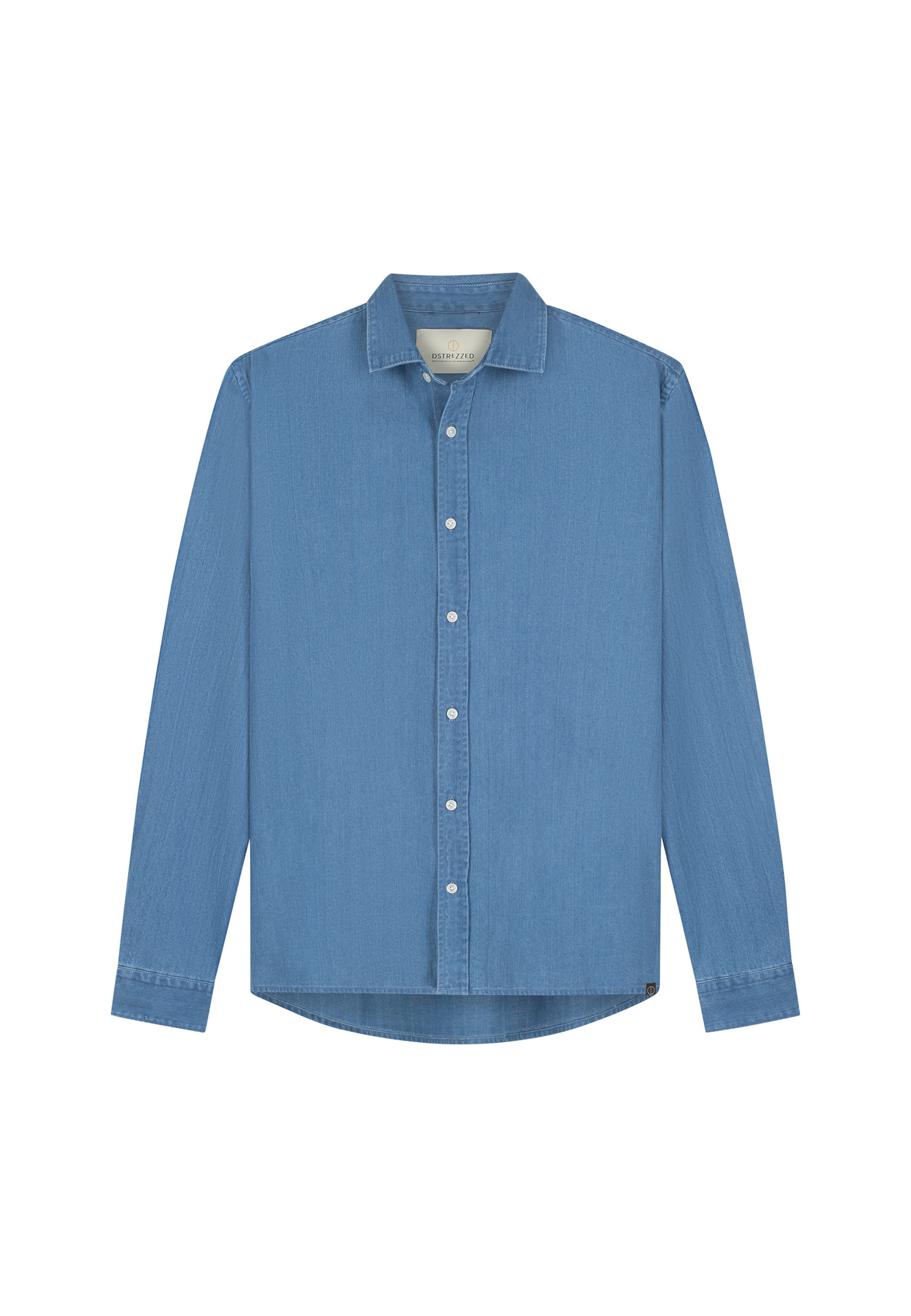 Dstrezzed Regular fit Overhemd 'Rory' in Blauw: voorkant