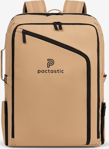 Zaino di Pactastic in beige: frontale
