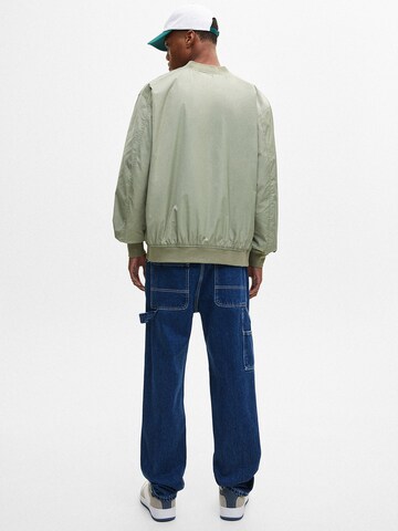 Pull&Bear Between-season jacket in Green