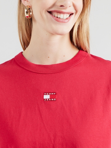 Tommy Jeans Tričko – červená