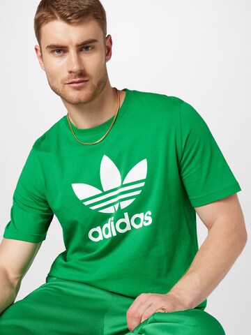 ADIDAS ORIGINALS T-Shirt 'Adicolor Classics Trefoil' in Grün