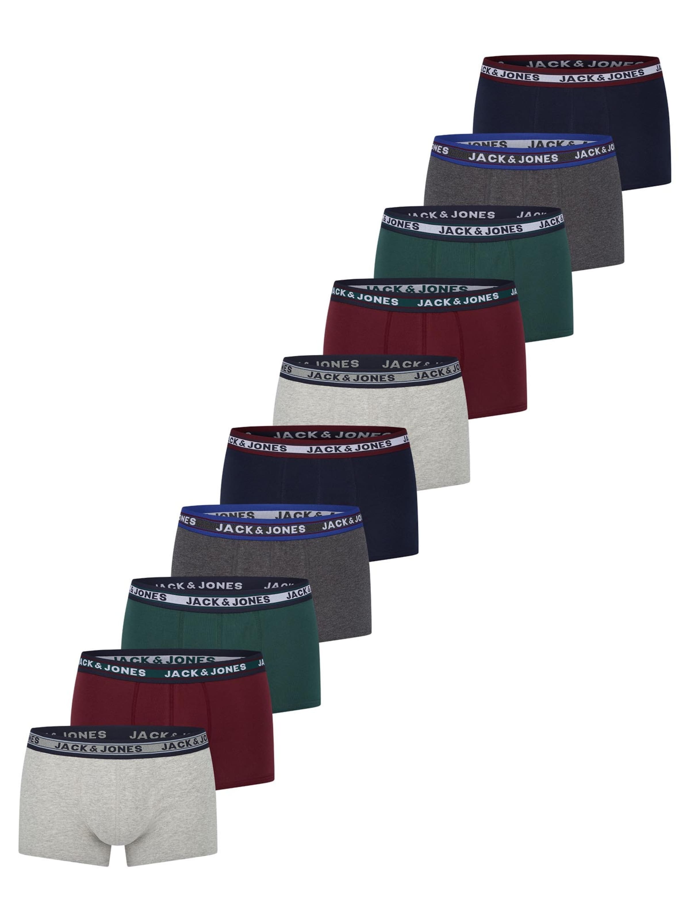 JACK & JONES Boxershorts 'Jacsolid'‌ in Grün: Vorderseite