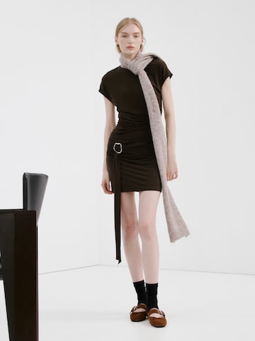 MANGO Kjole 'MILENA' i brun