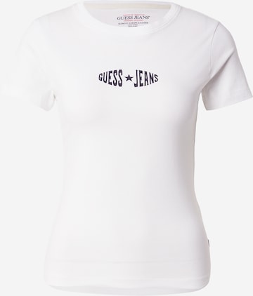 GUESS JEANS Shirt in Wit: voorkant