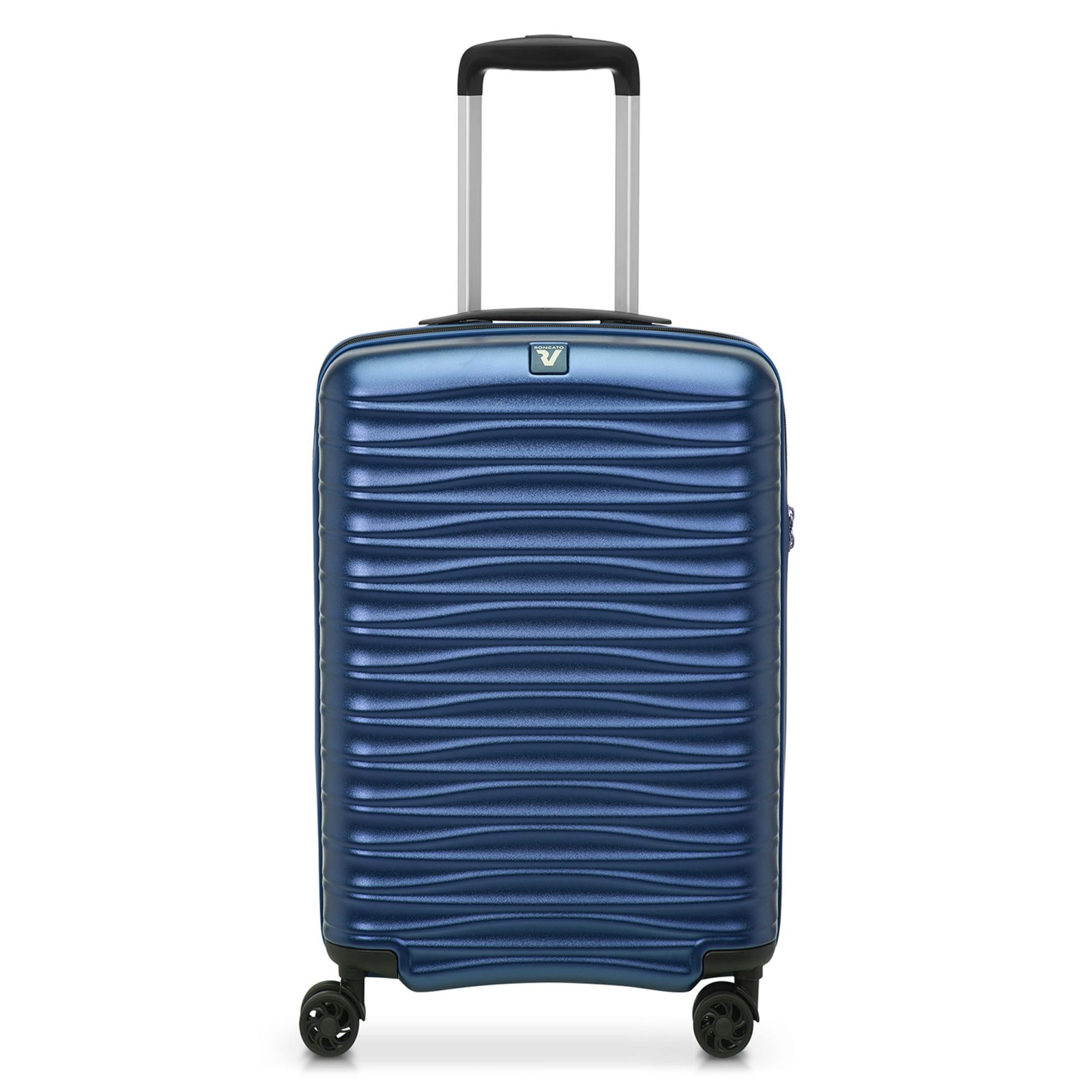 Roncato Trolley 'Wave' in Blau: Vorderseite