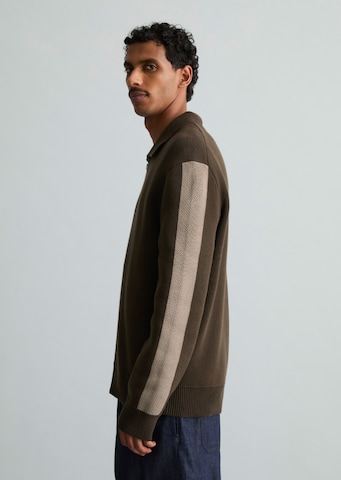 Marc O'Polo DENIM Gebreid vest in Bruin