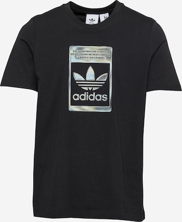 ADIDAS ORIGINALS Shirt in Black: front