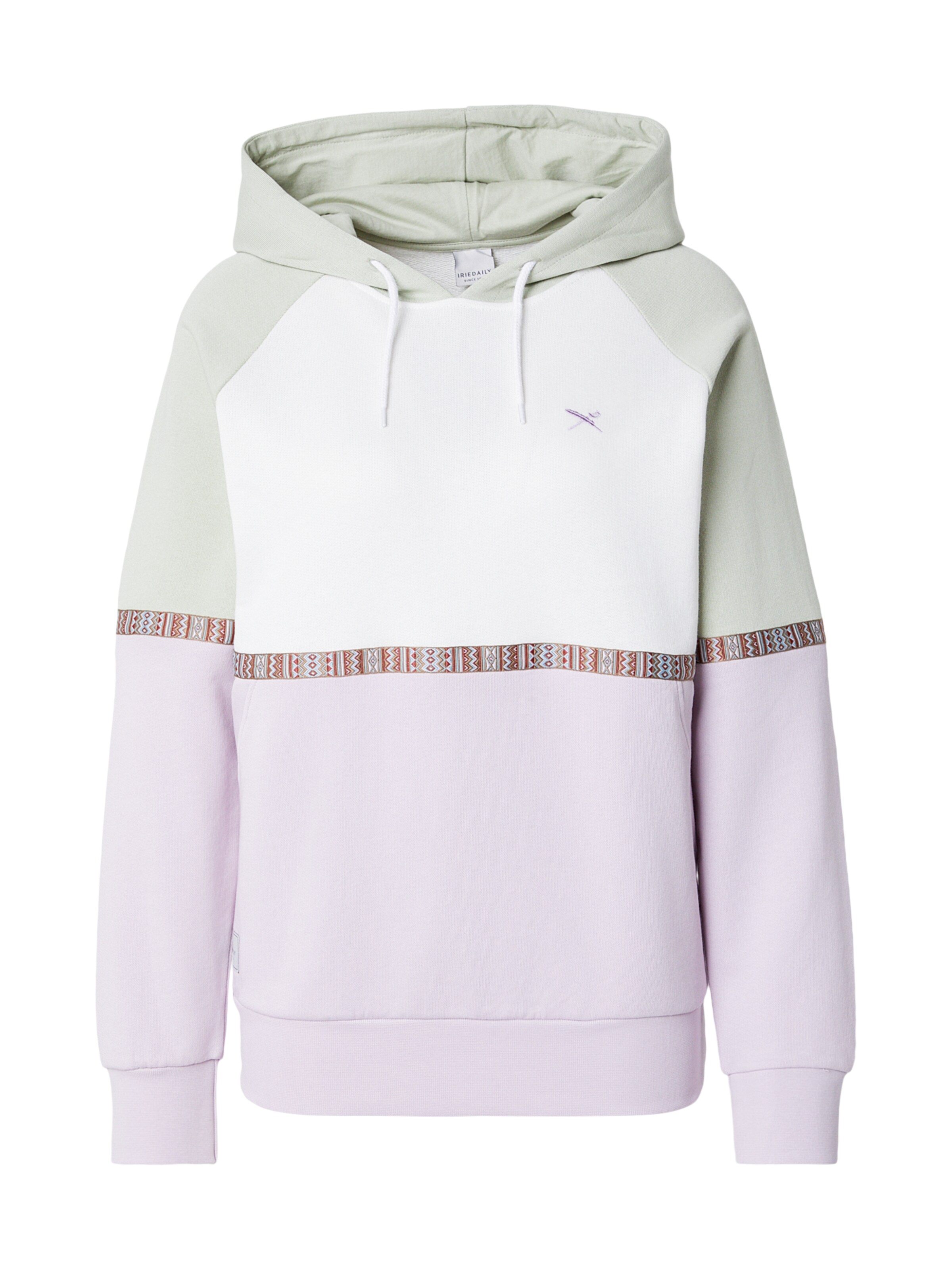 Iriedaily Sweatshirt 'Kachina' in Purple: front