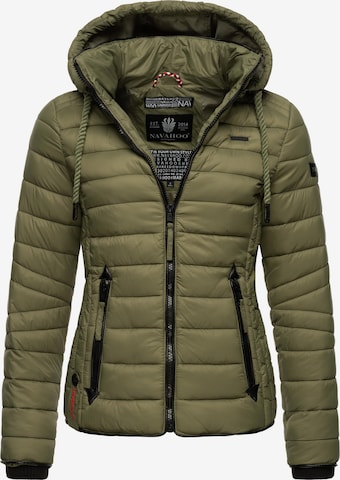 NAVAHOO Between-Season Jacket 'Lulana' in Green: front