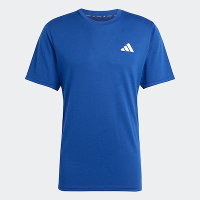 ADIDAS PERFORMANCE T-Shirt fonctionnel 'Train Essentials Feelready Novelty' en bleu foncé / blanc, Vue avec produit
