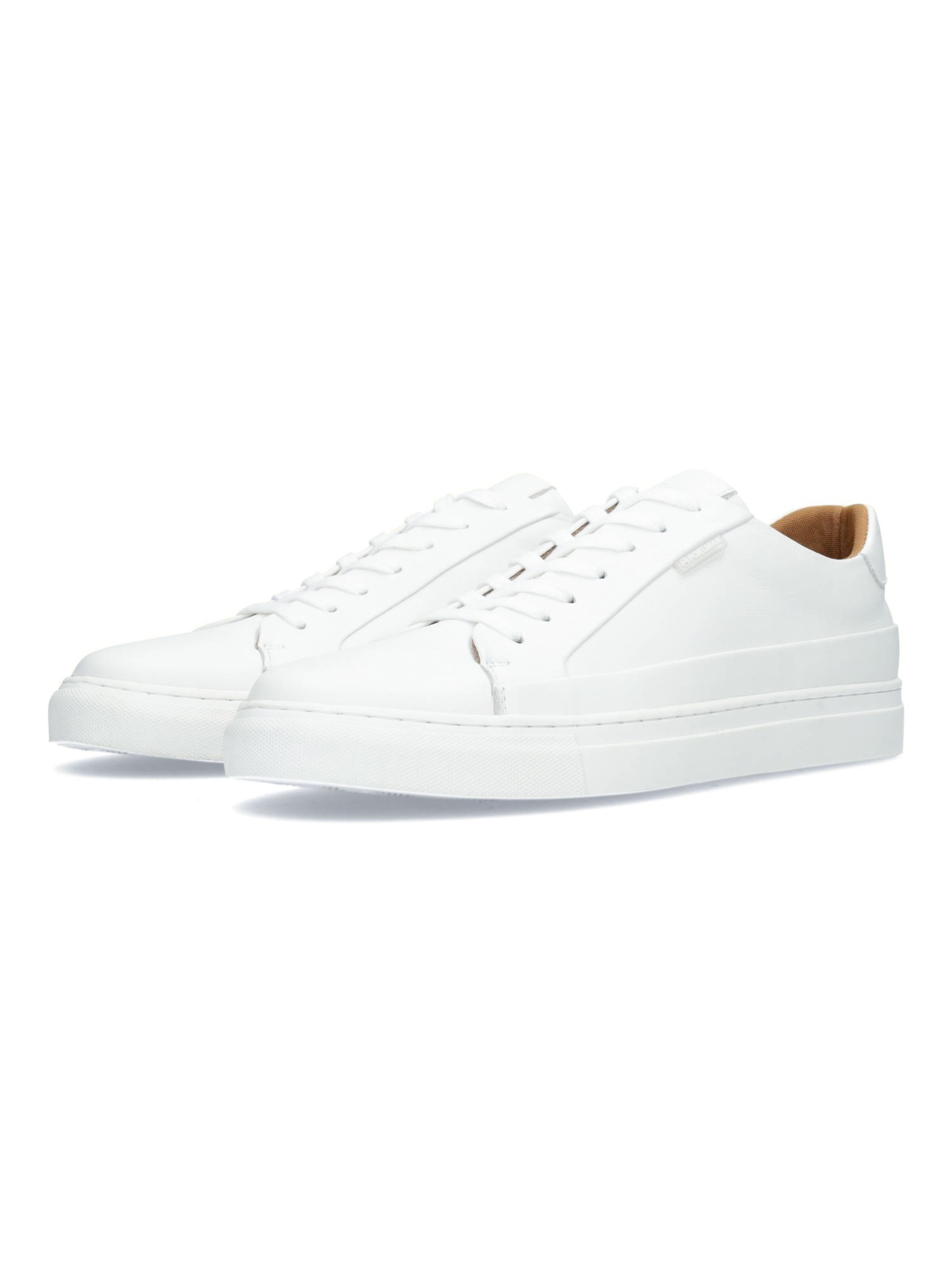 PS Poelman Platform trainers 'Nero' in White