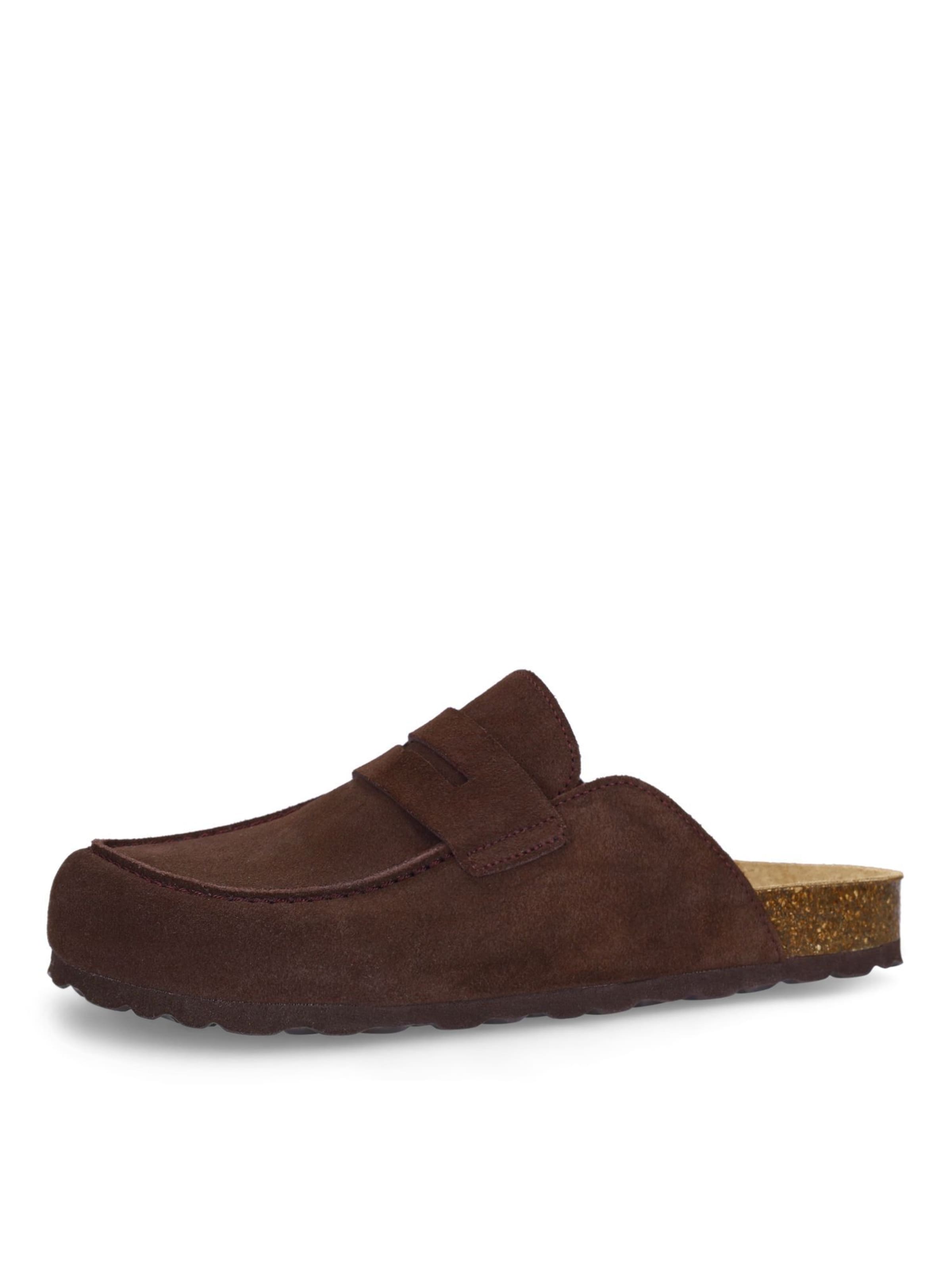 MANFIELD Pantolette in 36 in braun, Produktansicht