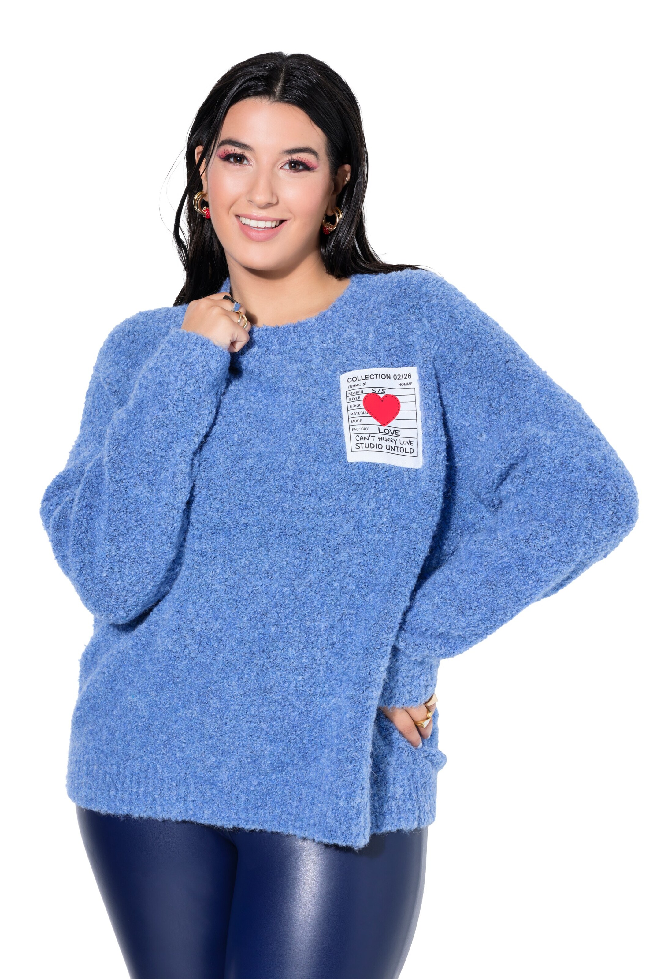 Studio Untold Sweater in Blue: front