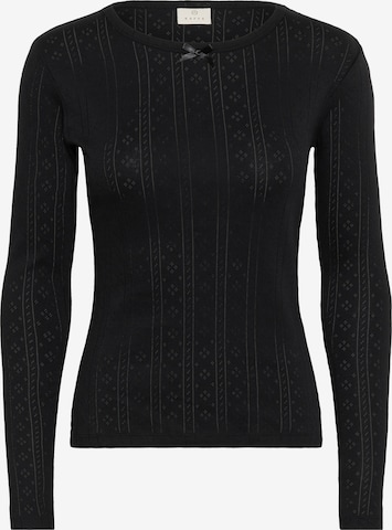 juoda Kaffe Marškinėliai 'KAHilda': priekis