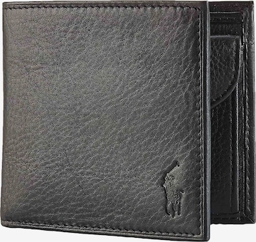 juoda Polo Ralph Lauren Piniginė 'Bill': priekis