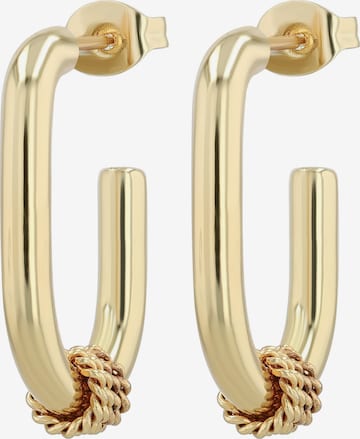 Akzent Earrings 'wasserfest' in Gold: front